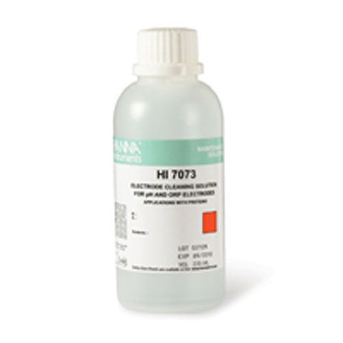 Hanna instruments hi7073m protein cleaning solution, 0.23l for sale