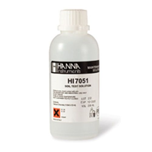 Hanna Instruments HI 7051M Soil Sample Preparation Solution, 230 mL