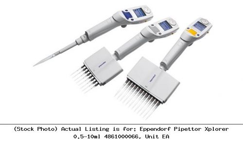 Eppendorf pipettor xplorer 0.5-10ml 4861000066, unit ea liquid handling unit for sale