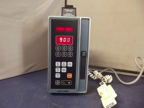 Ivac model 560m ee variable pressure infusion pump w/ model 180 flow sensor-m267 for sale