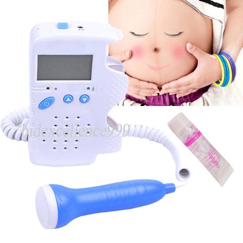 New LCD Display Fetal Doppler 3MHz Fetal Baby Heart Monitor Pregnant CE FDA