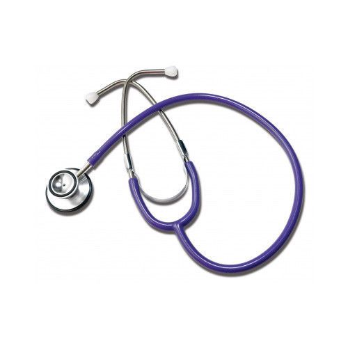 Brand New Double Dual Head PURPLE Stethoscope IN Box