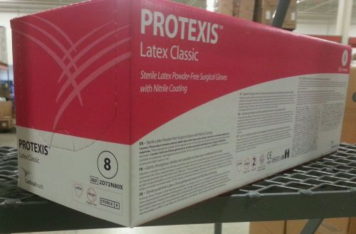 1 box of 50 pairs of Protexis sterile Latex Powder-free surgical gloves