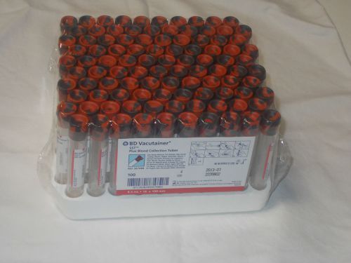 New 3 boxes of bd vacutainer sst top tubes ref no 367988 exp 07/2015  100/bx !!! for sale