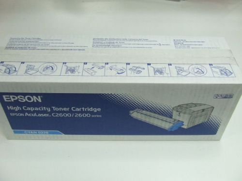 Genuine epson al c2600/2600 high capacity cyan toner *new* for sale