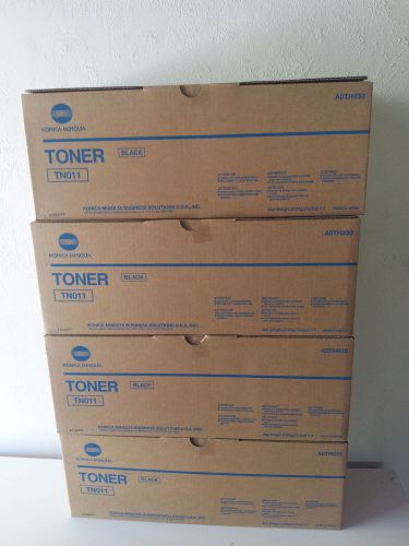 4 BOXES  KONICA MINOLTA TN011 BLACK TONER BIZHUB PRO 1200 10511  A0TH030 TN-011