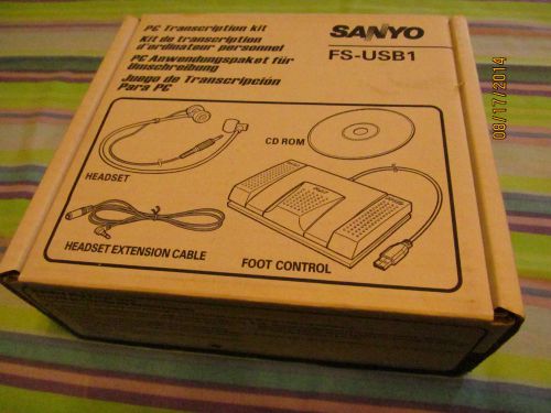 Sanyo (model no. fs-usb1) pc transcription kit brand new very rare!!! buy this 1 for sale
