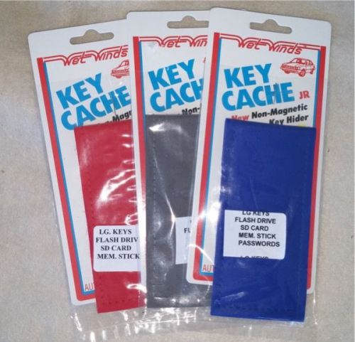 3 Jumbo Junior Key Cache Non-magnetic Key Hiders, Rust-proof. FREE SHIPPING!