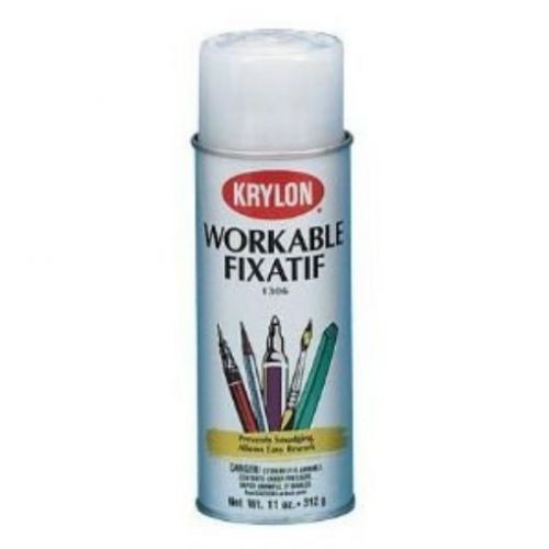 6 Pack KRYLON WORKABLE FIXATIVE 11oz Drafting  Engineering  Art (General Catalog