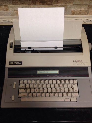 Smith Corona XD 5900 Word Processing Typewriter with Spell-Right Dictionary
