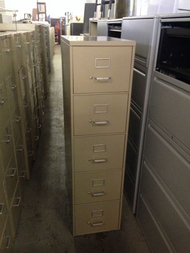 Lot of 2 5drawer letter size file cabinets by gf office furniture for sale