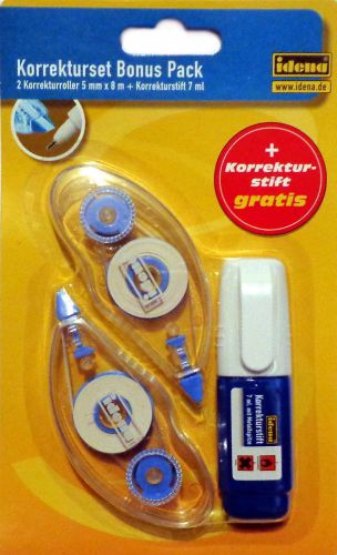 Korrekturroller 2 Stuck Korrekturstift 7ml Korrekturmittel Bonus Pack