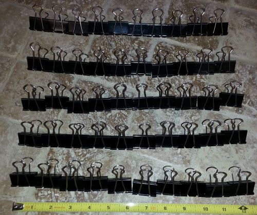 50 binder clips 1 1/4