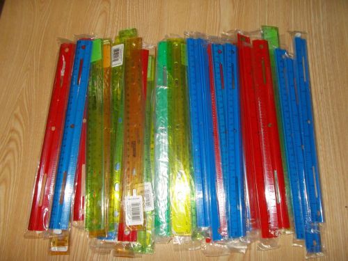 Lot of 50 westcott plastic rulers -assorted for sale