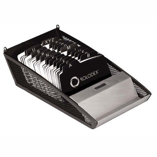 Rolodex two tone mesh business card tray (1734233) for sale