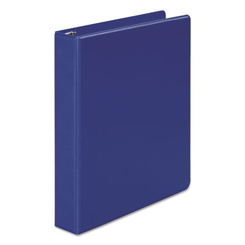 Basic Round Ring Binder, 1-1/2&#034; Capacity, Dark Blue