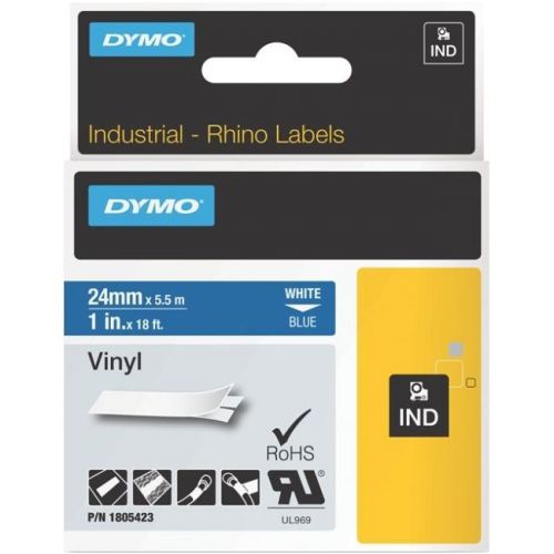 DYMO 1805423 Rhino 1&#034;Blue Vinyl 24MM