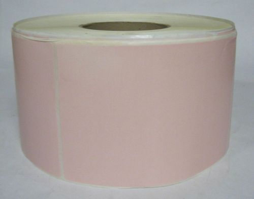 Data label 4&#034; x 6&#034; thermal pink label 640-ttt-4-6p-pi lot of 1000 nnb for sale