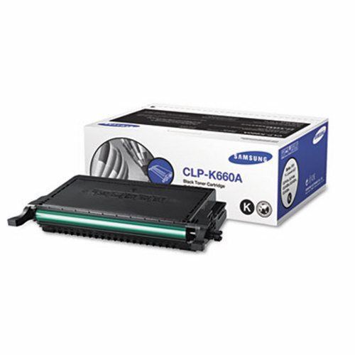 Samsung CLPK660A Toner, 2500 Page-Yield, Black (SASCLPK660A)