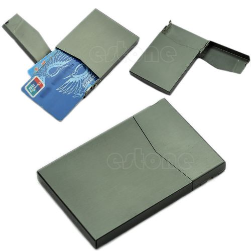 Popular Pocket Business Name Credit ID Card Case Metal Box Holder Aluminum Alloy