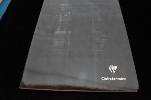 Clairefontaine staplebound notebook  8&#034; x 11&#034; lined black for sale