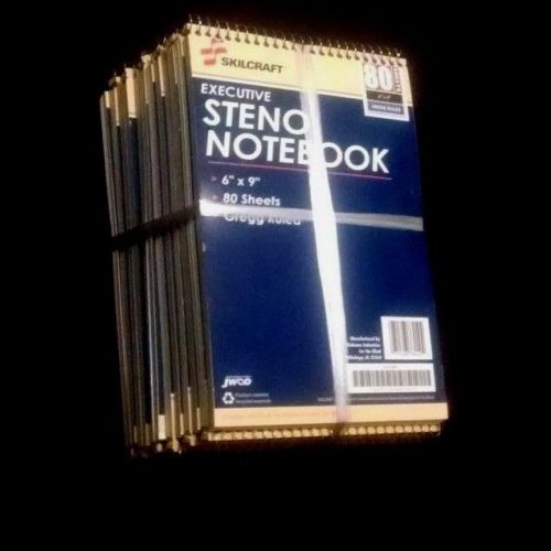 Executive Steno Notebook 6&#034; x 9&#034; Gregg Ruled  (12 PK)