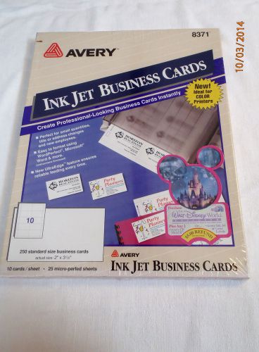 AVERY Ink Jet Business Cards #8371 - White