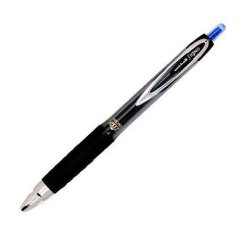 12  UNIBALL SIGNO 207 Blue ROLLERBALL PENS Med Point .7mm