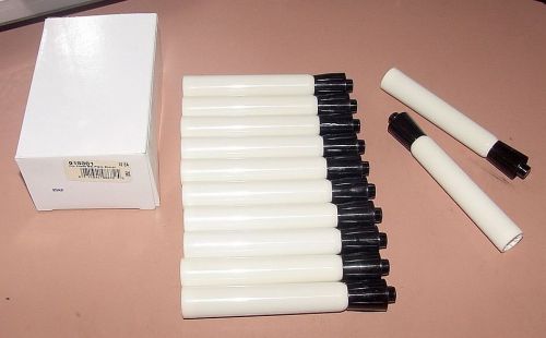 Dry Erase Marker, plain barrel, black ink chisel tip , sold by the dozen lot