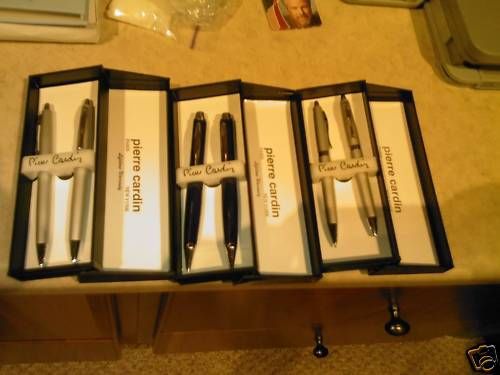 Pierre cardin paris/new york pen set wow l@@k! for sale