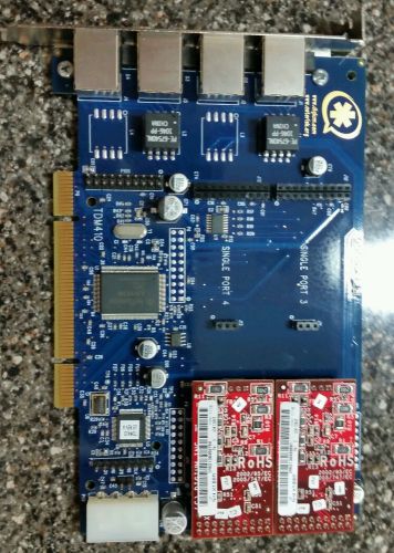 TDM410 card with two x100m fxo modules.