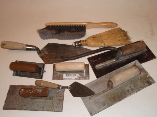 Marshalltown Goldblatt &amp; other make stone masons tool set some mint Nice