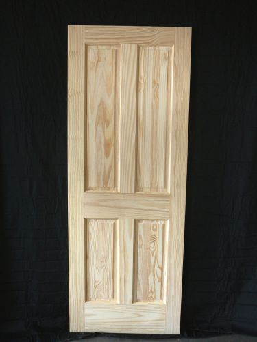 4 panel 6&#039;8&#034; solid wood stain grade interior door for sale