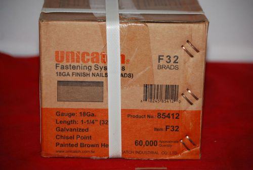 1 Case of 1-1/4&#034; Galv. 18 Gauge Brads 12/Case for Senco,Bostitch,Grex,DeWalt