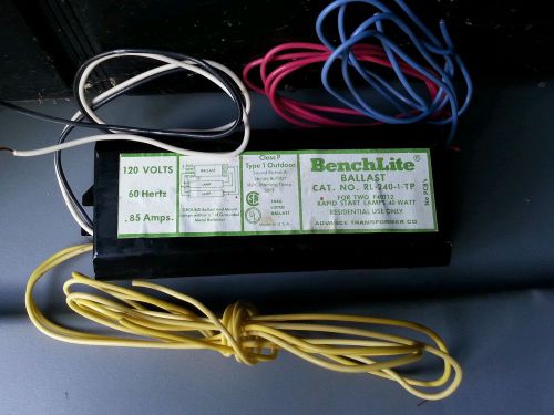 Advance Transformer BenchLite Class P Outdoor Light F40T12 Ballast RL-240-1-TP