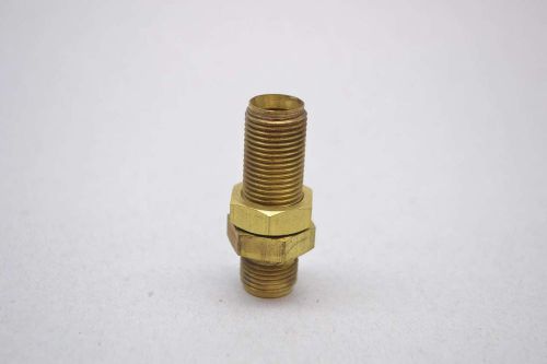 New swagelok b-600-61 brass bulkhead union 9/16in thread d430134 for sale