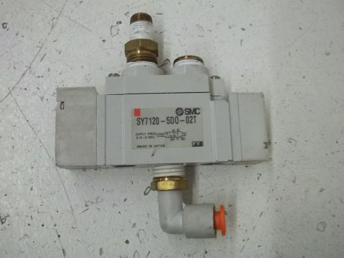 SMC SY7120-5DO-02T SOLENOID VALVE *USED*