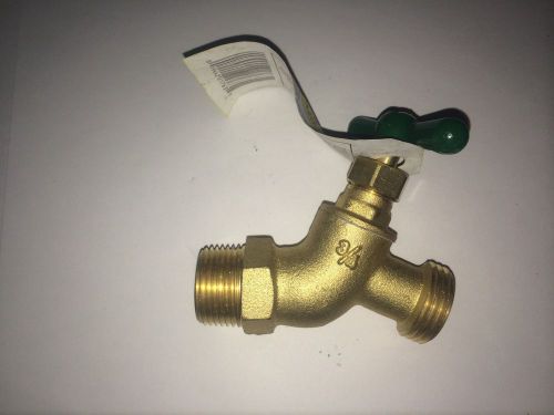 Ldr 020 7724 3/4-inch mip by 3/4-inch hose heavy duty brass no kink hose bibb for sale