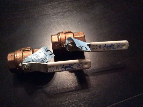 Lot Of 2 Apollo77Clf-105-01, 1&#034; Ball Valve