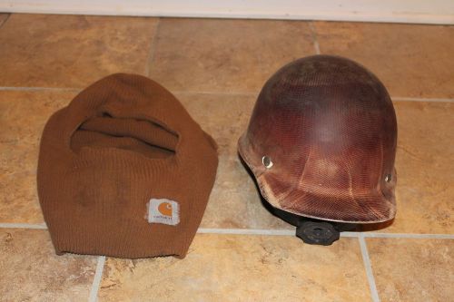 CONSTRUCTION HARD HAT HELMET WITH CARHARTT LINER FOR WINTER