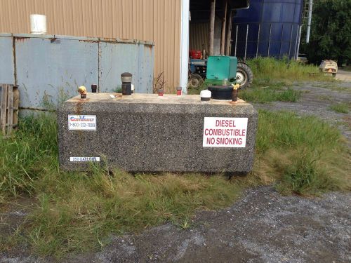 Convault 250 gallon concrete diesel fuel tank for sale