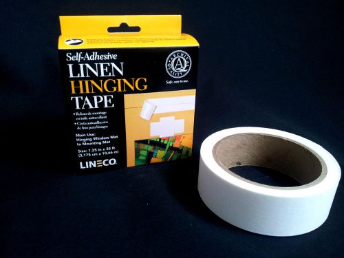 LINEN HINGING TAPE ACID FREE MOUNTING ART, BOOK REPAIRS &amp; PAPER ARTIFACTS