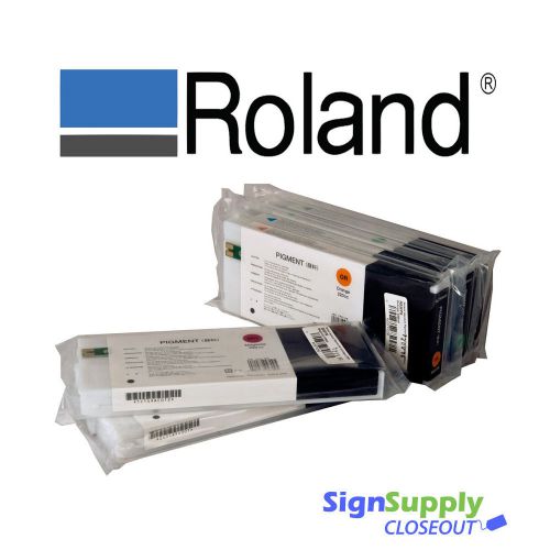 Roland oem aqueous pigment ink cartridges 220ml lt cyan 220ml for sale