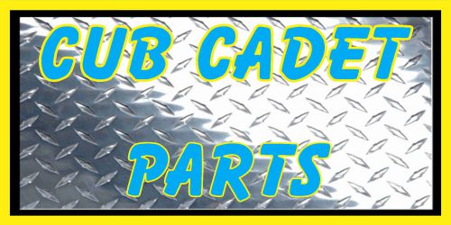 CUB CADET PARTS BANNER  DP