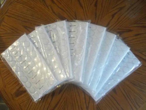 8 x new 36 clear gem jars with white foam in gemstone storage display tray liner for sale