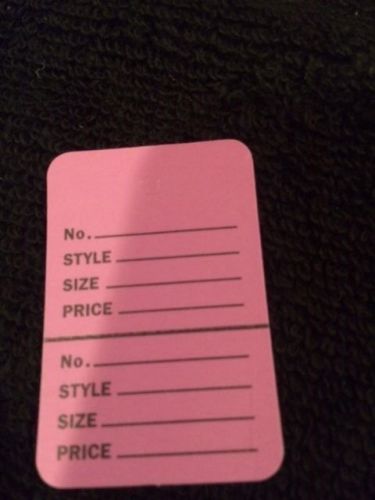 1000 Purple Unstrung Garment Merchandise Price Tags lg Retail Store Supply