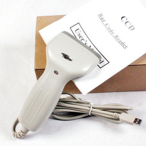 HIGH QUALITY NEW USB 80mm Long CCD BARCODE SCANNER BAR CODE READER GR