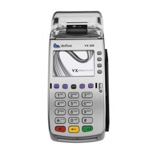 REFURBISHED: VeriFone Vx 520 DualCom w/ EMV &amp; Contactless/NFC