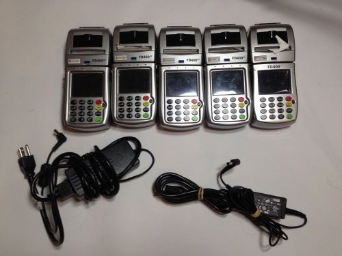 First Data FD400GT EMV GPRS Wireless 5 pieces