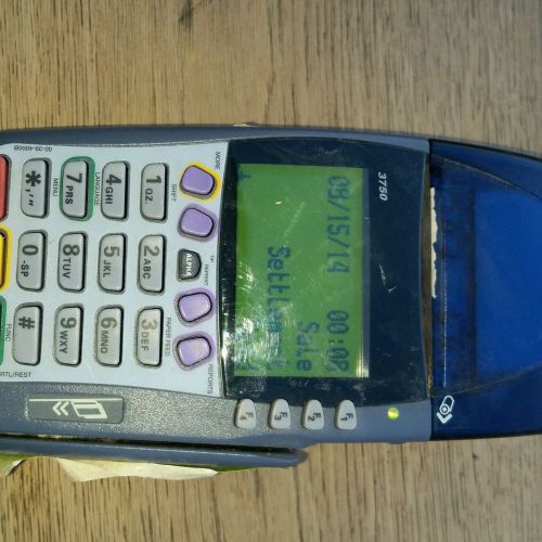 VeriPhone Omni 3750 Credit Debit Terminal working condition